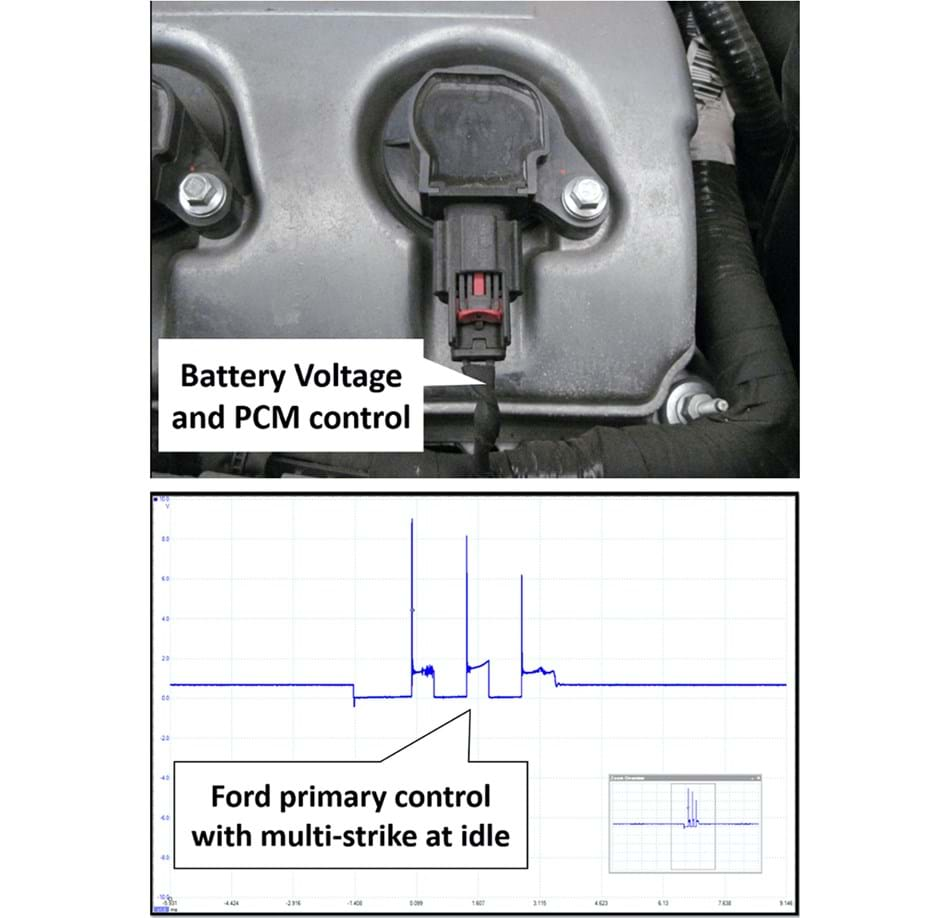 Typical Two Wire Coil-On-Plug Assembly